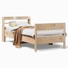 vidaXL sengeramme uden madras 75x190 cm massivt fyrretr&aelig;