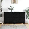 vidaXL Sideboard 2 pcs Sort eg 60 x 35 x 70 cm