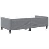 vidaXL daybed 100x200 cm stof lysegr&aring;