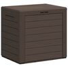vidaXL opbevaringskasse til haven 58,5x46x55 cm polypropylen brun