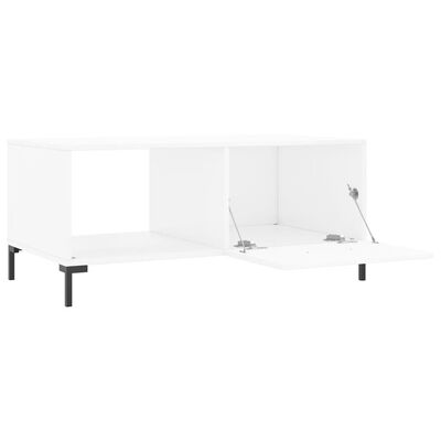 vidaXL sofabord 90x50x40 cm konstrueret træ hvid