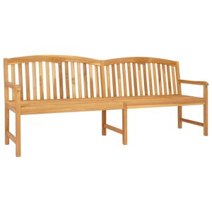 vidaXL H&aring;ndsk&aring;ret Rosenb&aelig;nk 228 x 60 x 90 cm Massiv Teaktr&aelig;