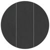 vidaXL Pool Bundark Sort &Oslash; 366 cm Non-woven stof