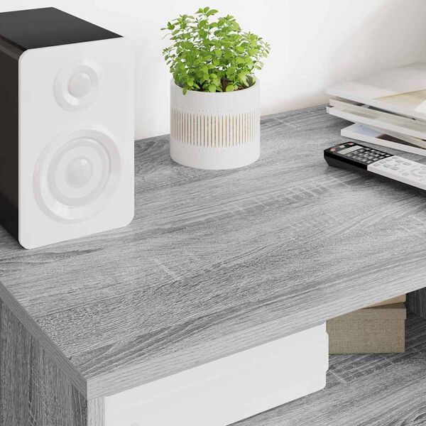 vidaXL TV-skab med skuffe Gr&aring; Sonoma 100 x 48 x 43 cm Konstrueret tr&aelig;