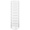 vidaXL gabions&oslash;jle &Oslash;30x100 cm galvaniseret st&aring;l rund