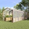 vidaXL Presenning med &oslash;jer Transparent 6 x 6 m Polyethylen