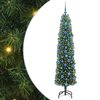 vidaXL Kunstigt juletr&aelig; med stativ Gr&oslash;n 180 cm PVC og St&aring;l og Plastik