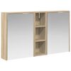 vidaXL Badev&aelig;relsesskabs&aelig;t 3 stk. 106 x 16 x 62,5 cm Konstrueret tr&aelig;