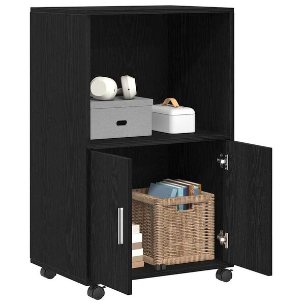 vidaXL Kabinet Sort eg 55 x 40 x 82 cm