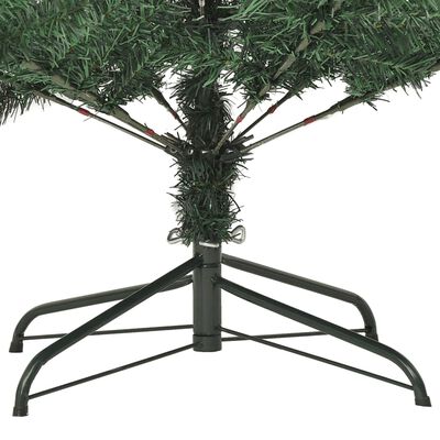 vidaXL kunstigt juletræ med juletræsfod 180 cm PVC