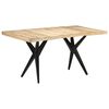 vidaXL spisebord 160x80x76 cm ru mangotr&aelig;