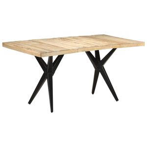 vidaXL spisebord 160x80x76 cm ru mangotr&aelig;