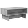 vidaXL Sofabord Gr&aring; Sonoma 80 x 46 x 35 cm Konstrueret tr&aelig;