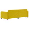 vidaXL daybed med udtræk 80x200 cm velour gul