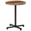 vidaXL bistrobord &Oslash;60x75 cm rundt massivt genbrugstr&aelig;