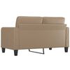 vidaXL 2-personers sofa 140 cm kunstlæder cappuccino