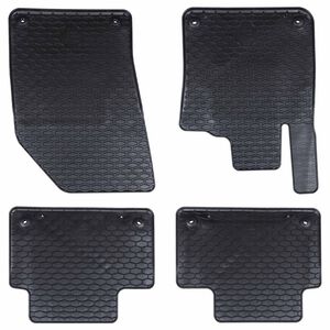 vidaXL Bilm&aring;tte 4 pcs Sort passer til Volvo S60 / V60 4D Bagagerum