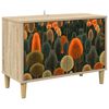 vidaXL TV-skab ZAANDAM 69 x 33 x 50 cm Sonoma-eg Konstrueret tr&aelig;