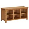 vidaXL skoreol 90x37x45 cm massivt egetr&aelig;