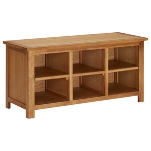 vidaXL skoreol 90x37x45 cm massivt egetr&aelig;