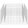vidaXL gabion-h&oslash;jbed 90x90x50 cm galvaniseret st&aring;l
