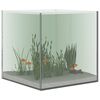 vidaXL Akvarium med opbevaring Transparent 30 x 30 x 30 cm Glas