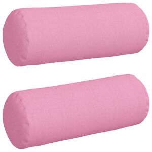 vidaXL Bolsterpuder 2 pcs Lyser&oslash;d &Oslash; 25 x 70 cm Stof