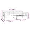 vidaXL daybed 80x200 cm massivt fyrretr&aelig; sort