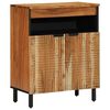 vidaXL Sideboard Naturfarvet 60 x 33,5 x 75 cm Massivt Akacietræ