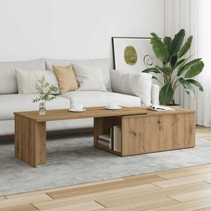 vidaXL sofabord 150x50x35 cm konstrueret tr&aelig; kunsteg