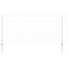vidaXL Hegn med post S&oslash;lv 1 x 25 m St&aring;l