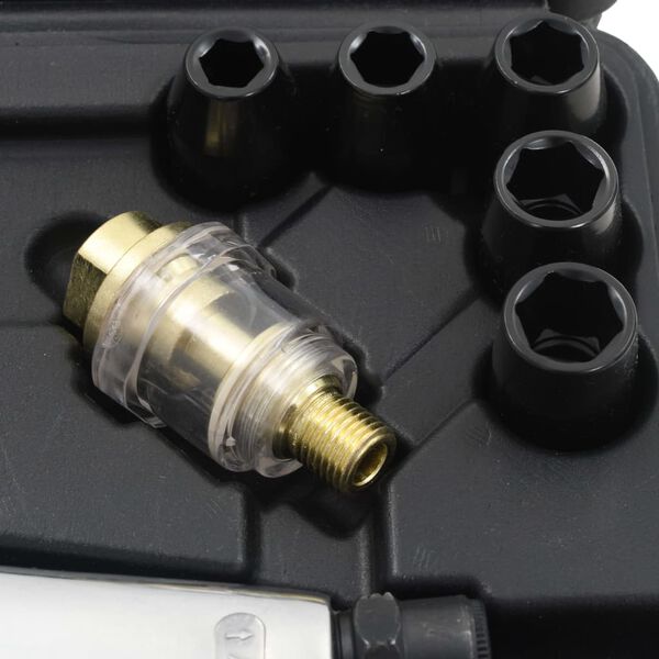 vidaXL luftværktøjssæt 1/2" i 16 dele