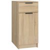 vidaXL skrivebord 33,5x50x75 cm konstrueret tr&aelig; sonoma-eg