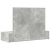vidaXL Klædeskab med skuffe Grå 100 x 40 x 70 cm Konstrueret træ