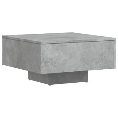 vidaXL sofabord 60x60x31,5 cm spånplade betongrå