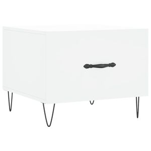 vidaXL sofabord 50x50x40 cm konstrueret tr&aelig; hvid