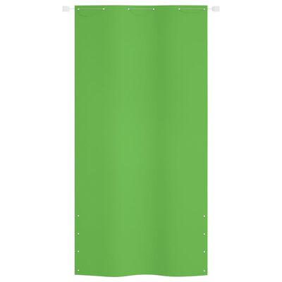 vidaXL altanafskærmning Oxfordstof 120x240 cm lysegrøn