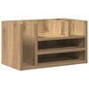 vidaXL Skrivebordsorganisator Sort eg 44,5 x 24 x 25 cm