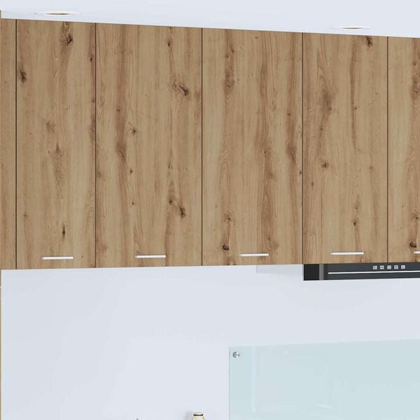 vidaXL H&aelig;ngeskab Artisan Egetr&aelig; 80 x 31 x 80 cm Konstrueret tr&aelig;