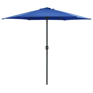 vidaXL haveparasol med aluminiumstang 270x246 cm azurbl&aring;