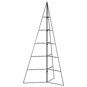 vidaXL dekorativt juletr&aelig; 100 cm metal sort