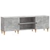 vidaXL TV-skab 150 x 31 x 50 cm Betongr&aring; Konstrueret tr&aelig;