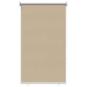 vidaXL Udeterrasse Rullegardin UV Beskyttelse Beige Polyester