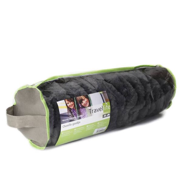 Travellife insektgardin til d&oslash;r Chenille 185x56 cm antracitgr&aring;