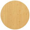 vidaXL bordplade &Oslash;80x1,5 cm bambus