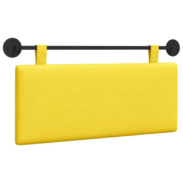 vidaXL H&aelig;ngende Hovedgavl V&aelig;gmonteret Ensfarvet Velourstof