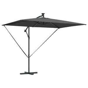 vidaXL Parasol Antracit 294 x 200 x 270 cm Polyester og Aluminium