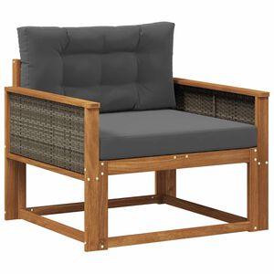 vidaXL Udend&oslash;rs Mellem Sofa Naturfarvet