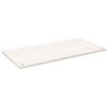 vidaXL skrivebordsplade 100x60x2,5 cm massivt fyrretr&aelig; hvid