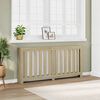 vidaXL radiatorskjuler 175x20x82 cm konstrueret tr&aelig; sonoma-eg